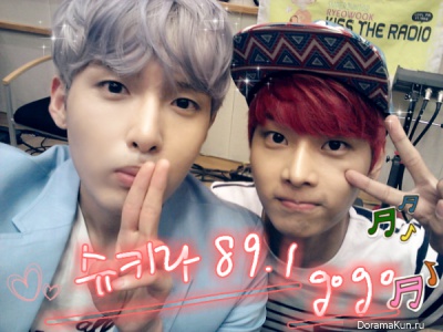 Рё Ук из Super Junior и С N из VIXX