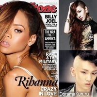 Рианна копирует прическу Дары из 2NE1?