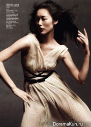 Liu Wen,Ming Xi и Sui He для Vogue China май 2012