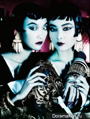 Sui He,Fei Fei Sun и др. для Vogue UK март 2013