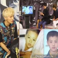 EXO показали свои детские фотографии