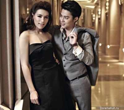 Kimberly Ann Voltemas и Mark Prin Suparat для OK October 2013