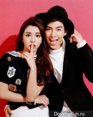 Aaron Yan и Li Yu Fen for S-POP June 2014
