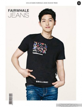 Song Joong Ki для Mark Fairwhale Jeans 2016