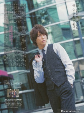 Kazuya Kamenashi для Suits for woman November 2013