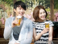 Hyun Bin и Lee Yeon Hee для Hite Beer