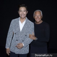 Lee Byung Hun and Giorgio Armani