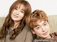 Jung Kyung Ho, Baek Jin Hee для Cosmopolitan February 2017
