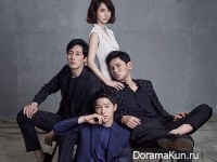 So Ji Sub, Song Joong Ki, Hwang Jung Min, Lee Jung Hyun для Harper's Bazaar July 2017