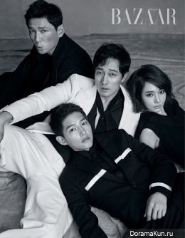 So Ji Sub, Song Joong Ki, Hwang Jung Min, Lee Jung Hyun для Harper's Bazaar July 2017