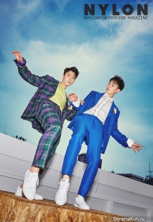Super Junior (Donghae, Eunhyuk) для Nylon August 2017