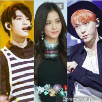 Jinyoung, Jisoo, Doyoung