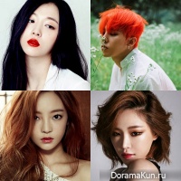 G-Dragon, Go Hara, Solli, Gain