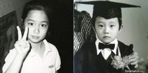 Lee Min Jung and Lee Byung Hun