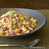 Fried rice with pork and pineapple