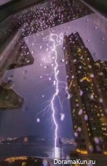Hong Kong lightning storm 10 July 2016