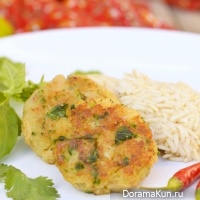 Patties of shrimp in Thai