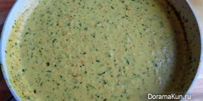 Thai green curry with chicken