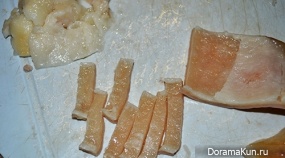 Pork rind in Korean