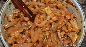 Pork rind in Korean