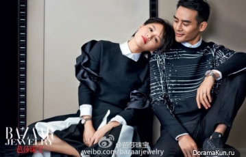 Wang Kai and Sandra Ma для Harper’s Bazaar 2016
