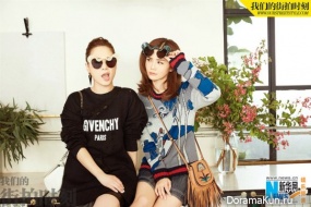 Charlene Choi, Gillian Chung (Twins) Street style photoshoot August 2016