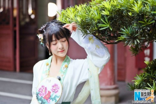Xu Jiao Photos Han-style clothes August 2016