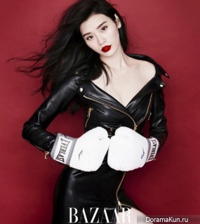 Xi Mengyao для Harper’s Bazaar January 2017