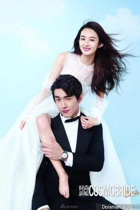Lin Geng Xin, Zhao Li Ying для CosmoBride April 2017