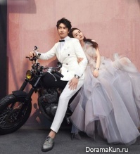 Lin Geng Xin, Zhao Li Ying для CosmoBride April 2017