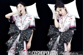 Guli Nazha для Cosmopolitan China december 2018