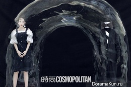 Guli Nazha для Cosmopolitan China december 2018