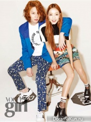Bora, Hani, Heechul, Goo Hara для Vogue Girl May 2015 Extra