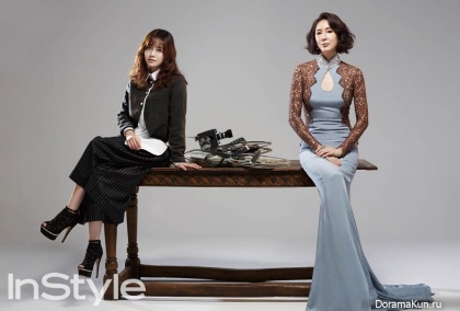 Goo Hye Sun, Shim Hye Jin для InStyle October 2014