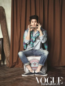 Jung Woo для Vogue February 2015