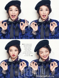 Kim Yoo Jung, Park Seon Ho для The Celebrity December 2014