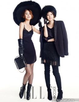Nam Bo Ra и др. для Elle December 2014