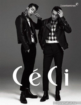 Nam Joo Hyuk, Oh Sang Jin для CeCi October 2014
