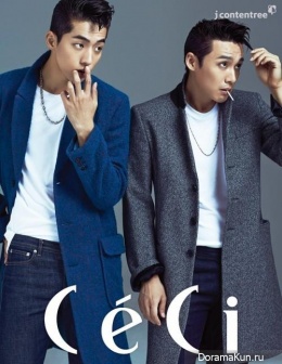 Nam Joo Hyuk, Oh Sang Jin для CeCi October 2014