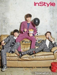 Roy Kim, Jung Joon Young, Park Bo Ram, Hong Dae Kwang для InStyle 2015