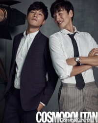Park Bo Young, Lee Kwang Soo, Lee Chun Hee для Cosmopolitan November 2015
