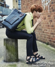 Lee Jong Suk, Park Shin Hye для InStyle April 2015 Extra