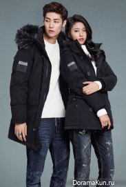 AOA (Seolhyun), N.Flying (Seunghyub) для Buckaroo F/W 2015