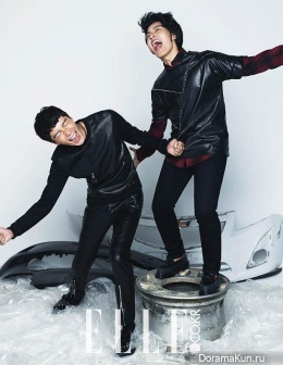 Lee Min Ki, Yeo Jin Goo для Elle January 2015 Extra