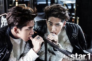 Yoo Yeon Seok, Son Ho Joon, B1A4 (Baro) для @Star1 October 2014 Extra