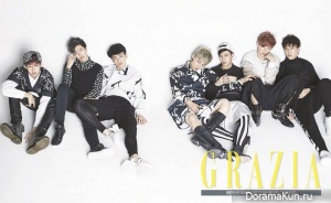 GOT7 для Grazia Magazine February 2014