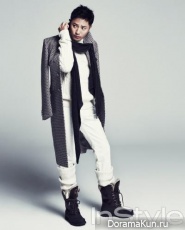 Jin Goo для InStyle January 2013