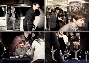 2PM, Big Bang, SHINee, MBLAQ для CéCi December 2009