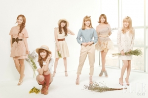 SNSD для Elle Korea March 2011