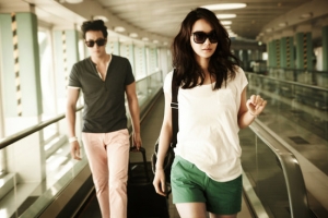 So Ji Sub, Shin Min Ah для Giordano Spring/Summer 2012 Ad Campaign
